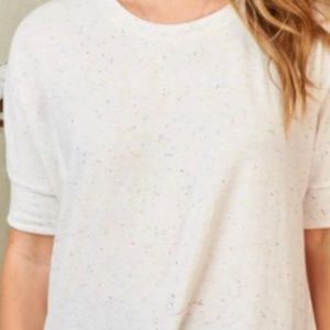 NWT White Birch BOUTIQUE Summer Confetti Top Size Small